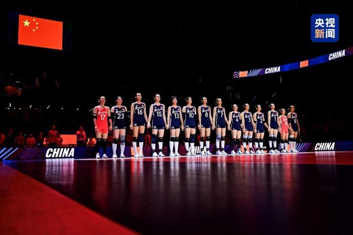 2025世界女排联赛北京站：中国女排3-0击败法国队
